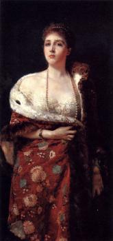 弗朗西斯科 保羅 米蓋提 Portrait Of A Lady